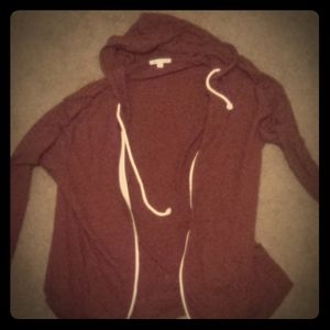 Threads 4 Thought XL Maroon Zip Up Hood
